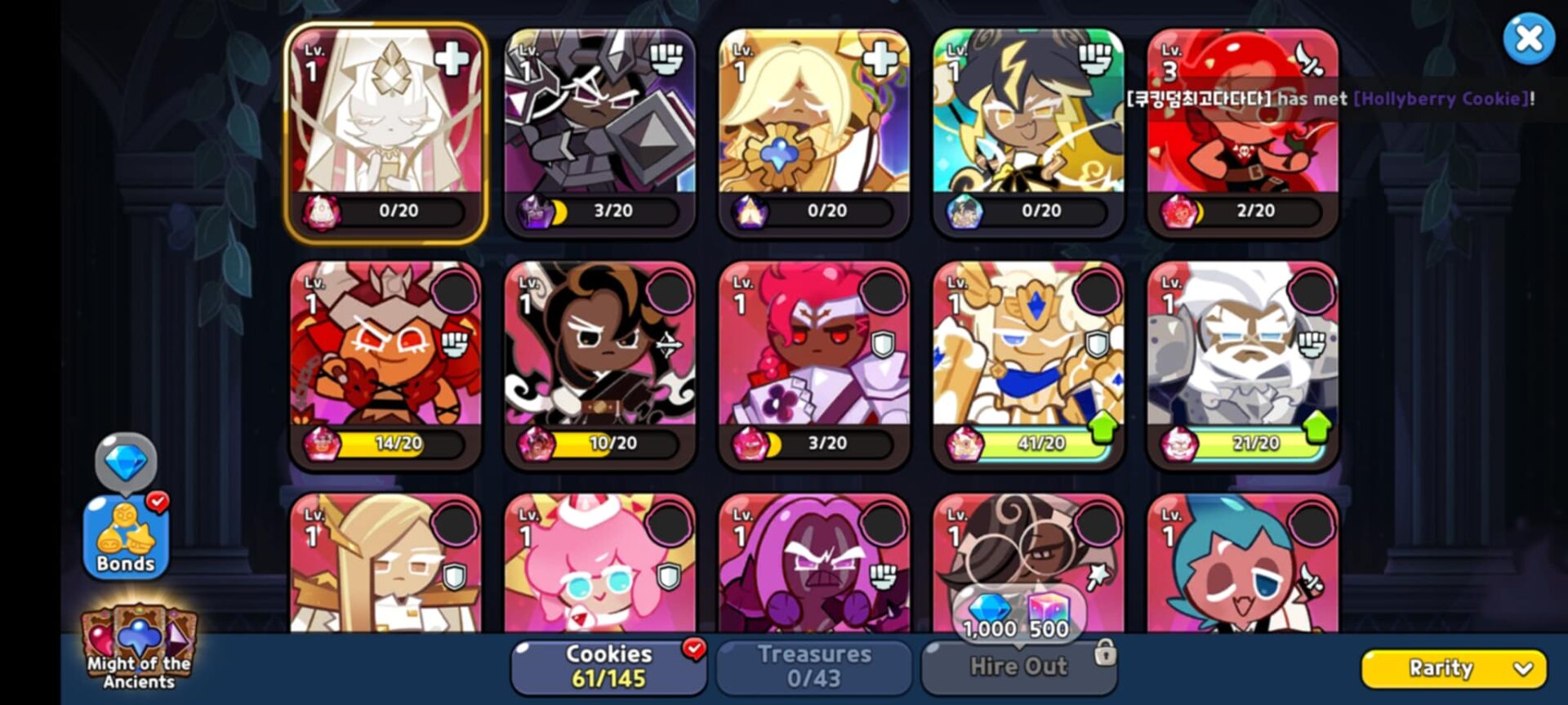 CRK Account - Global Dark Cacao Server - 250,000+ Crystals + 2 Ancient Cookies - Image 2