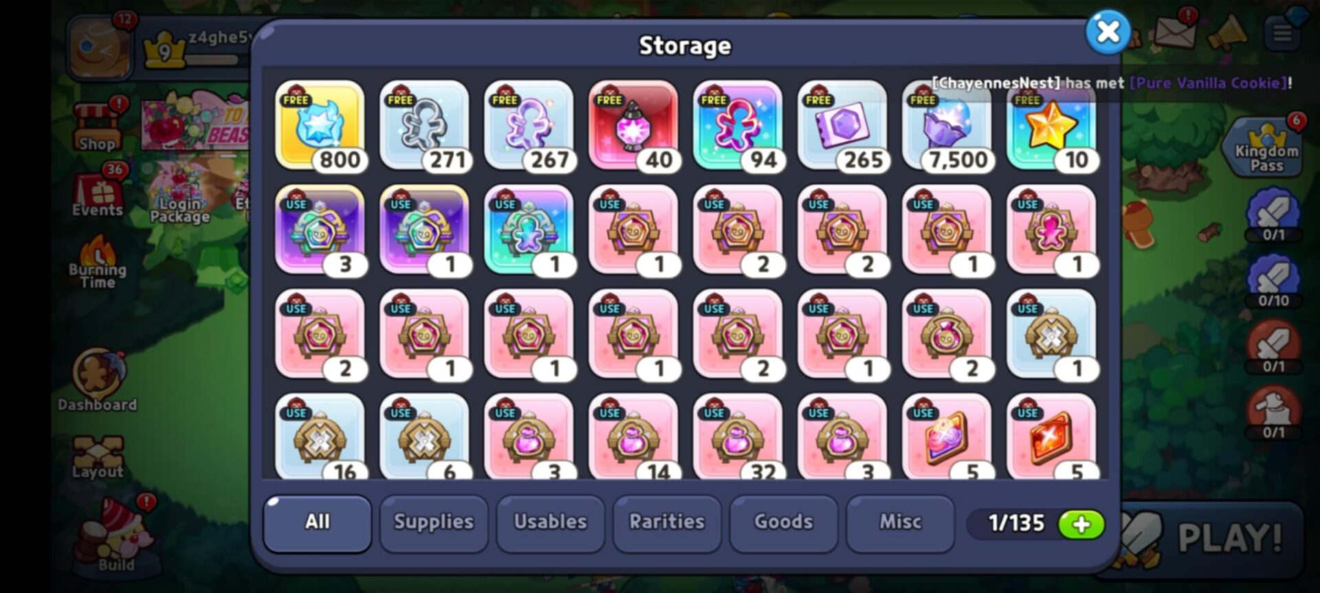 CRK Account - Global Dark Cacao Server - 250,000+ Crystals + 2 Ancient Cookies - Image 3