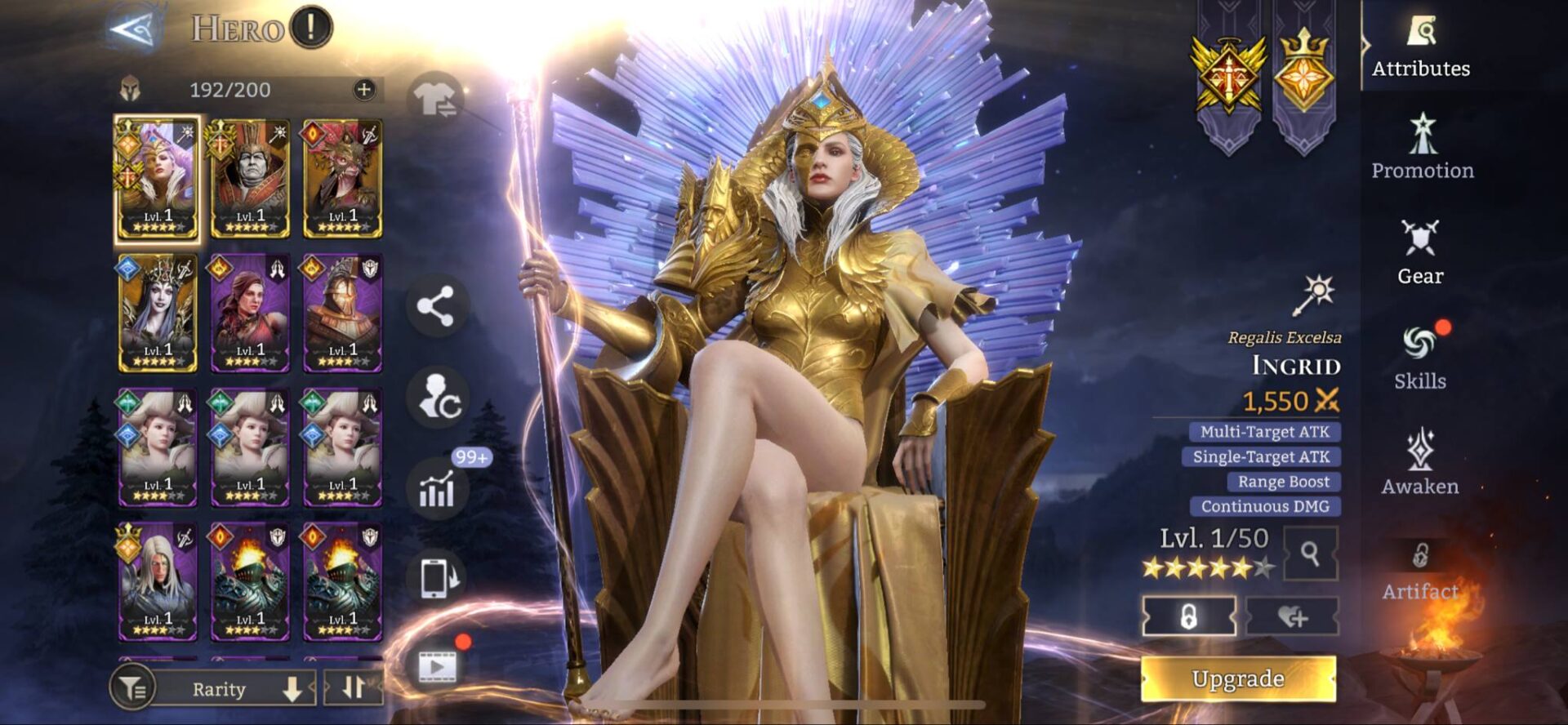 Watcher of Realms Account - Ingrid+ Praetus + Summons - Global Server [24/7 INSTANT DELIVERY] - Image 2