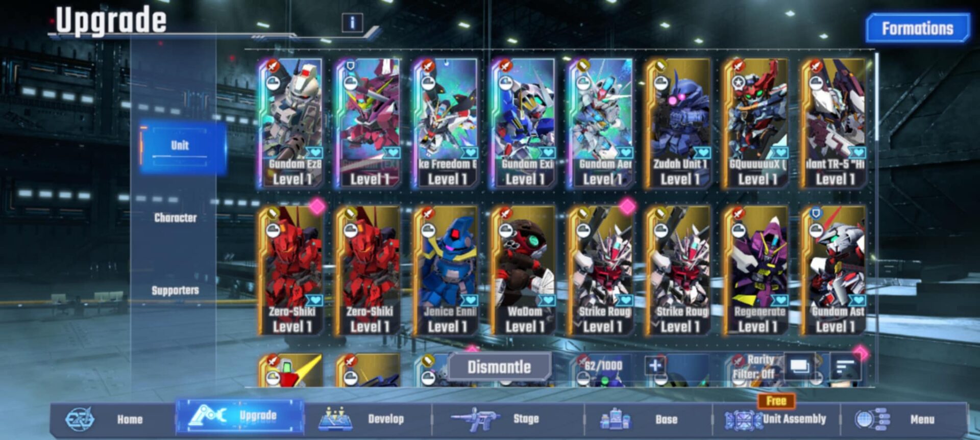 SD Gundam G Generation ETERNAL Account – MYTHIC STARTER - Global Server – Instant Delivery - Image 4