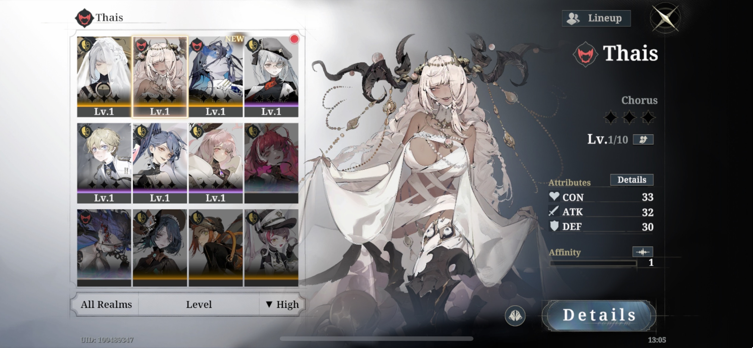 Rare Morimens Account Global Starter – Doresain + Thais + Signature Weapons, 150+ Pulls! 24/7 INSTANT DELIVERY - Image 2