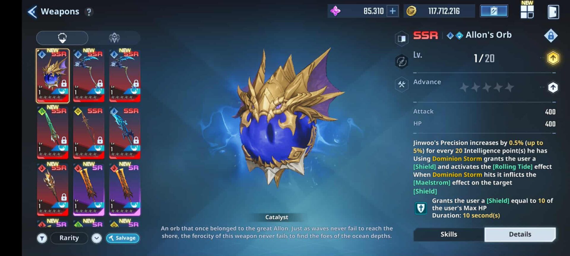 Solo Leveling Arise Account - Global Server - [24/7 INSTANT DELIVERY] 85,000+ Essence Stones + 10 SSR - Image 11