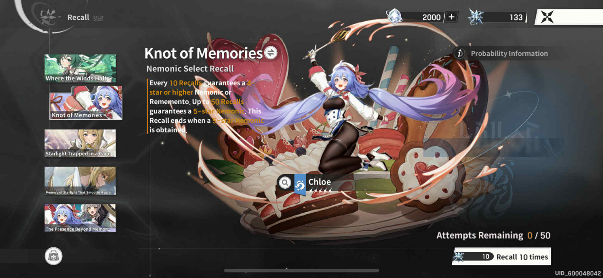 REMEMENTO: White Shadow Accounts - Global Server - 260+ Summons + 3 5-Stars  24/7 INSTANT DELIVERY - Image 2