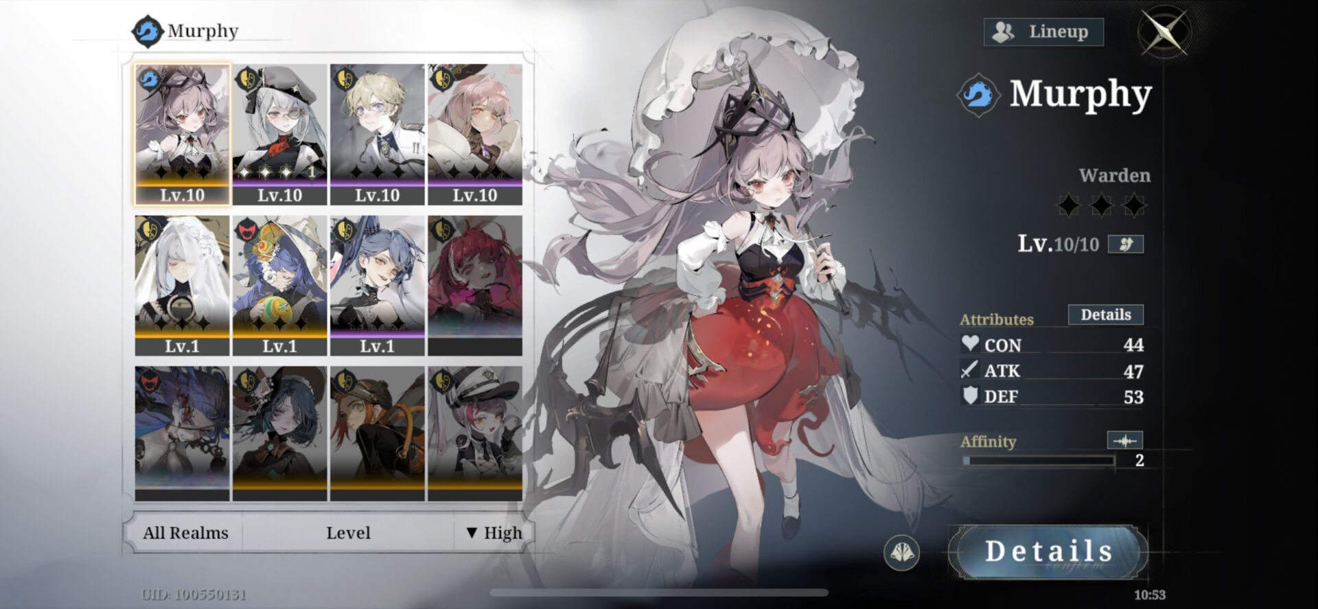 Morimens - Global Server Account - 24/7 INSTANT DELIVERY - 700+ Summons + Murphy + Signature Weapon + 4-SSR - Image 2
