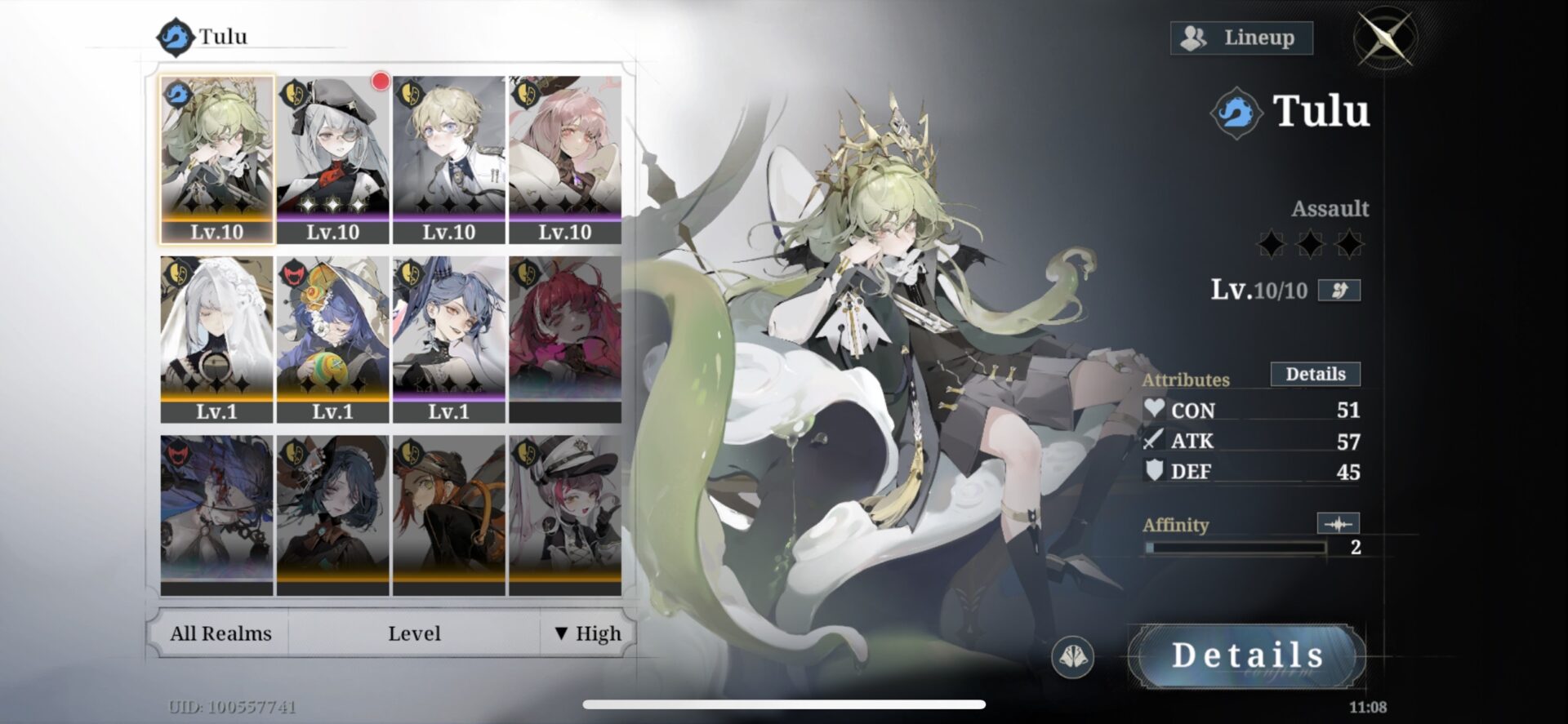Morimens - Global Server Account - 24/7 INSTANT DELIVERY - 700+ Summons + Tulu + Signature Weapon + 4-SSR - Image 2