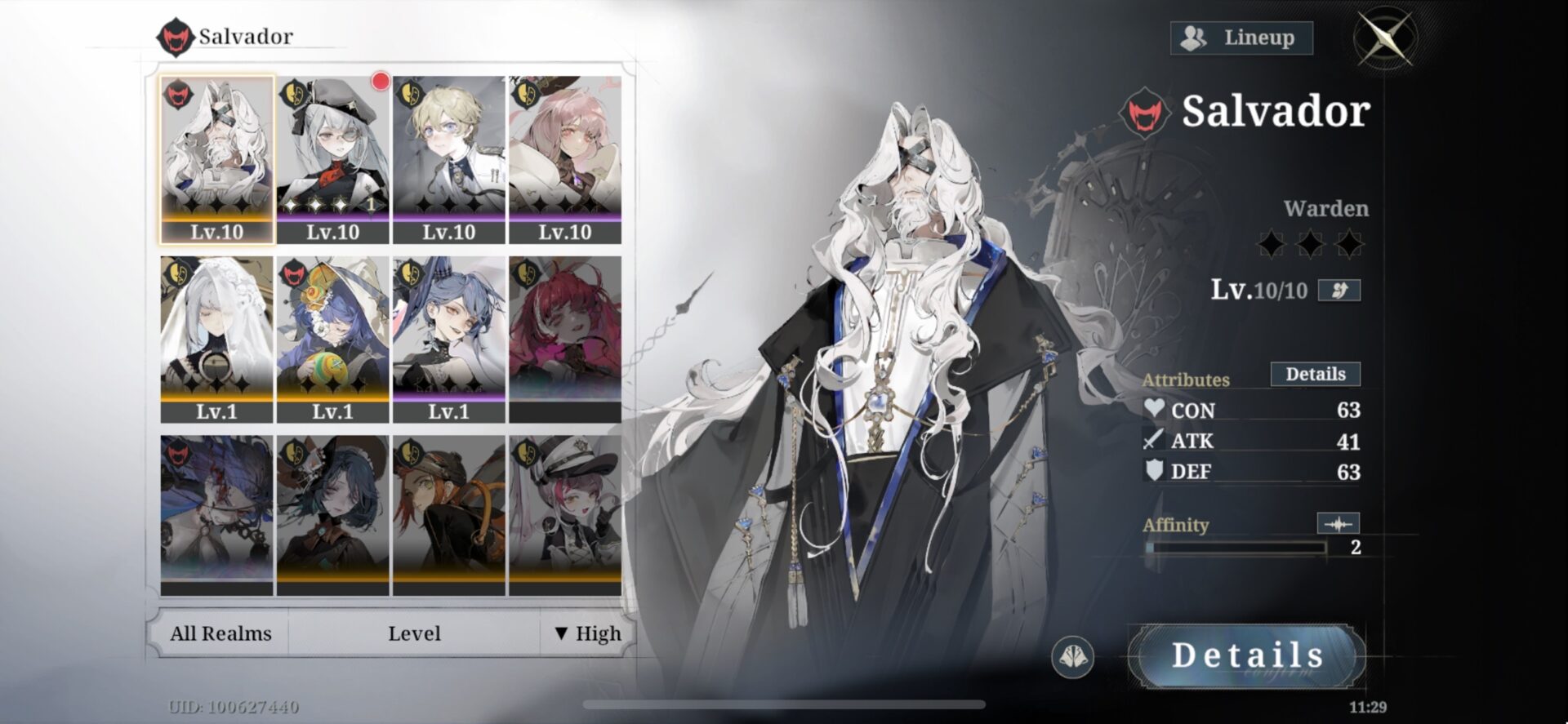 Morimens - Global Server Account - 24/7 INSTANT DELIVERY - 620+ Summons + Salvador + Signature Weapon + 4-SSR - Image 2