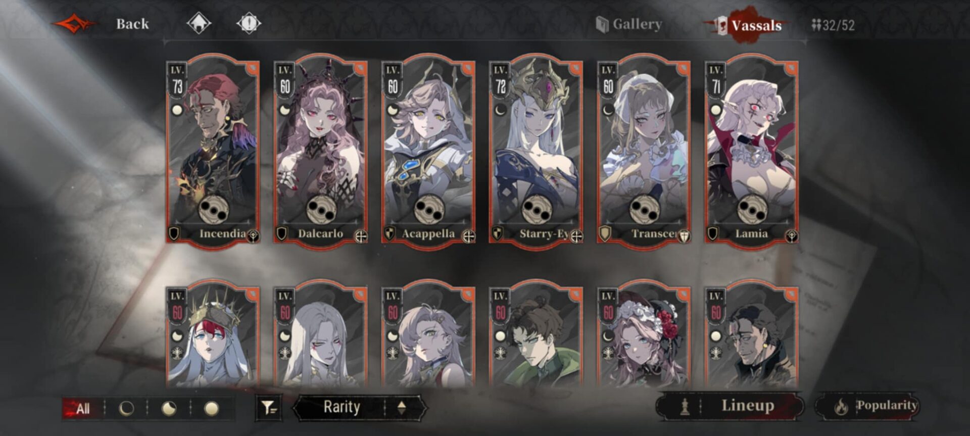 Silver and Blood Starter Europe Account – 18x SSR Units – T! Ami + I! Agares + Dalcarlo + Acappella + Lamia + Van INSTANT DELIVERY - Image 3