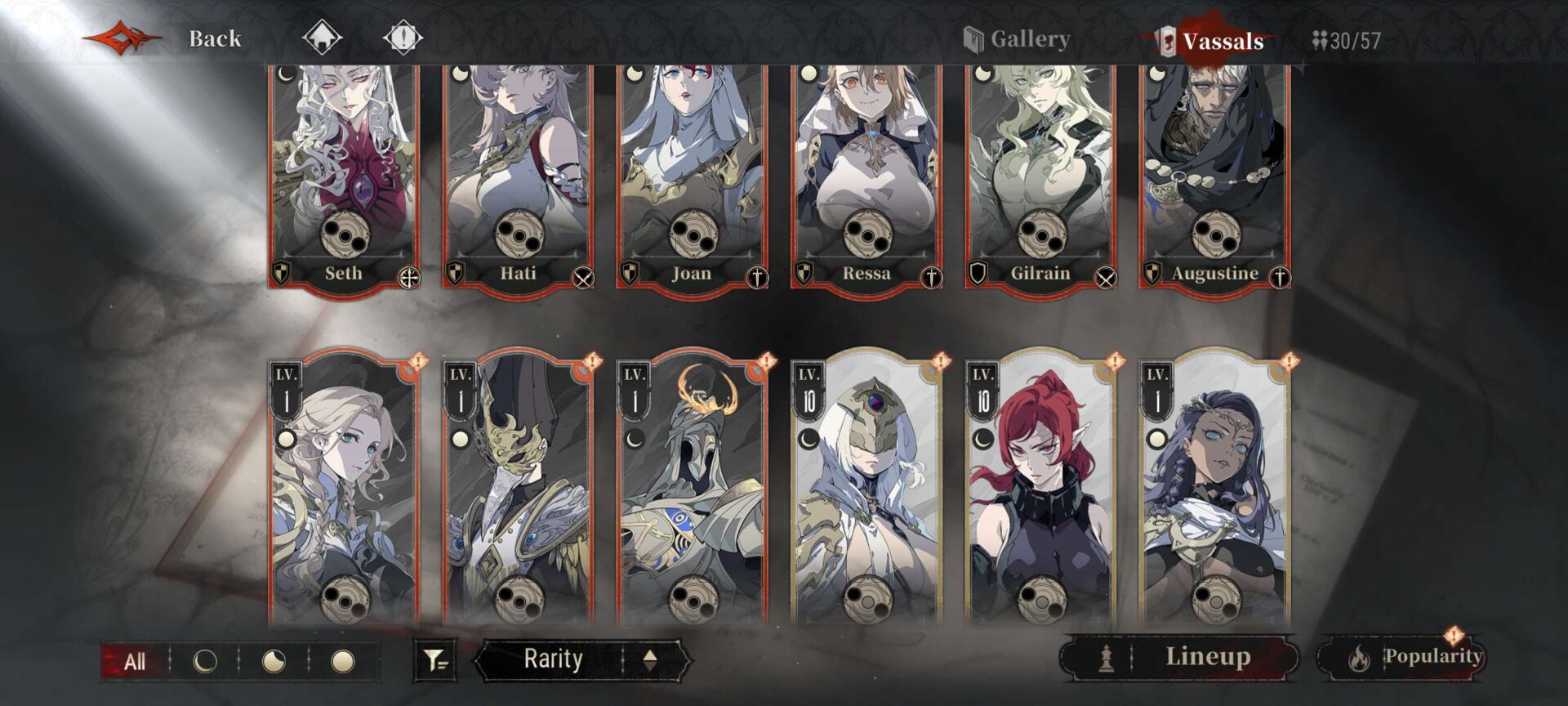 Silver and Blood Starter Europe Account – 23x SSR Units – F! Bella x5 + Dalcarlo x3 + Seth + Van + Quinn x2 INSTANT DELIVERY - Image 3