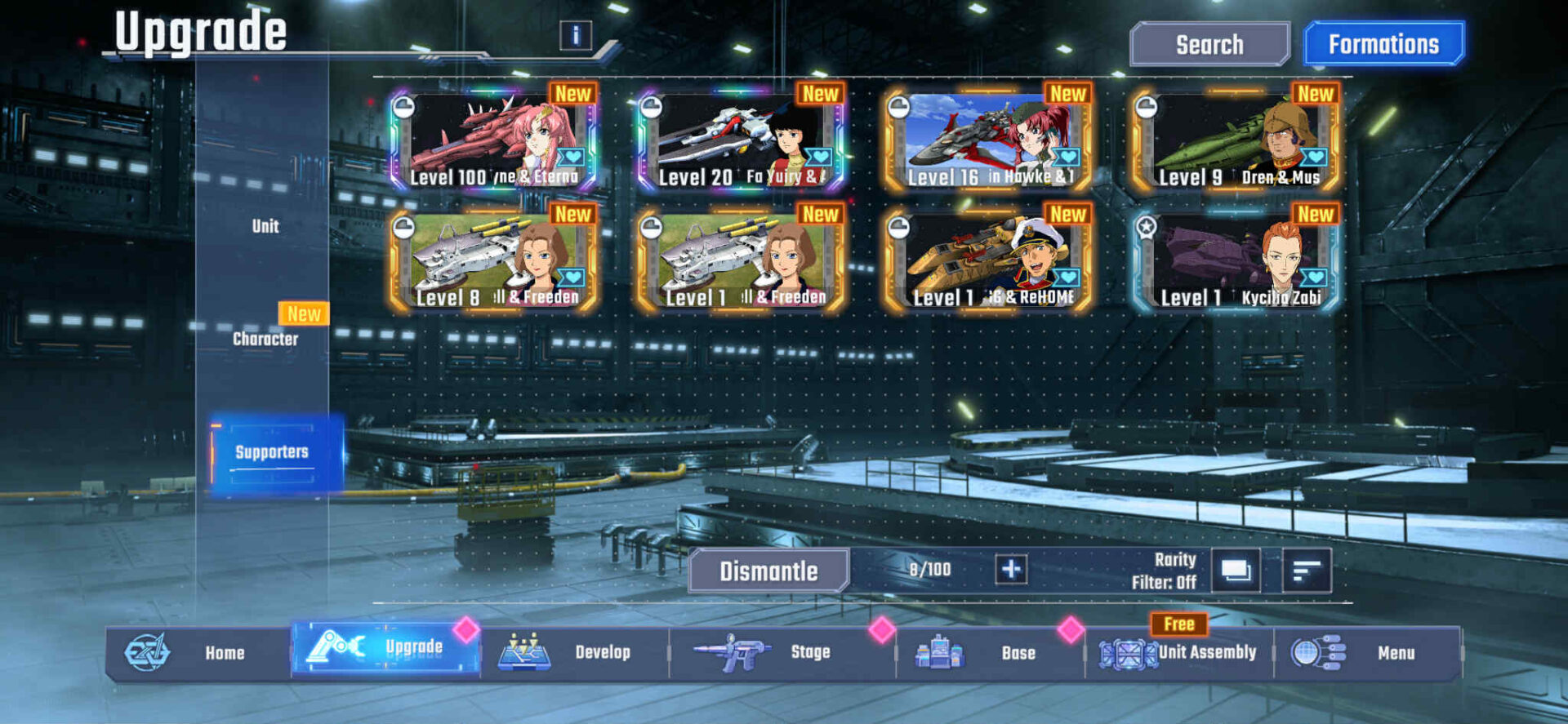 SD Gundam G Generation ETERNAL Account – Hi Nu + Strike Freedom + Lacus Clyne - Global Server – Instant Delivery - Image 3