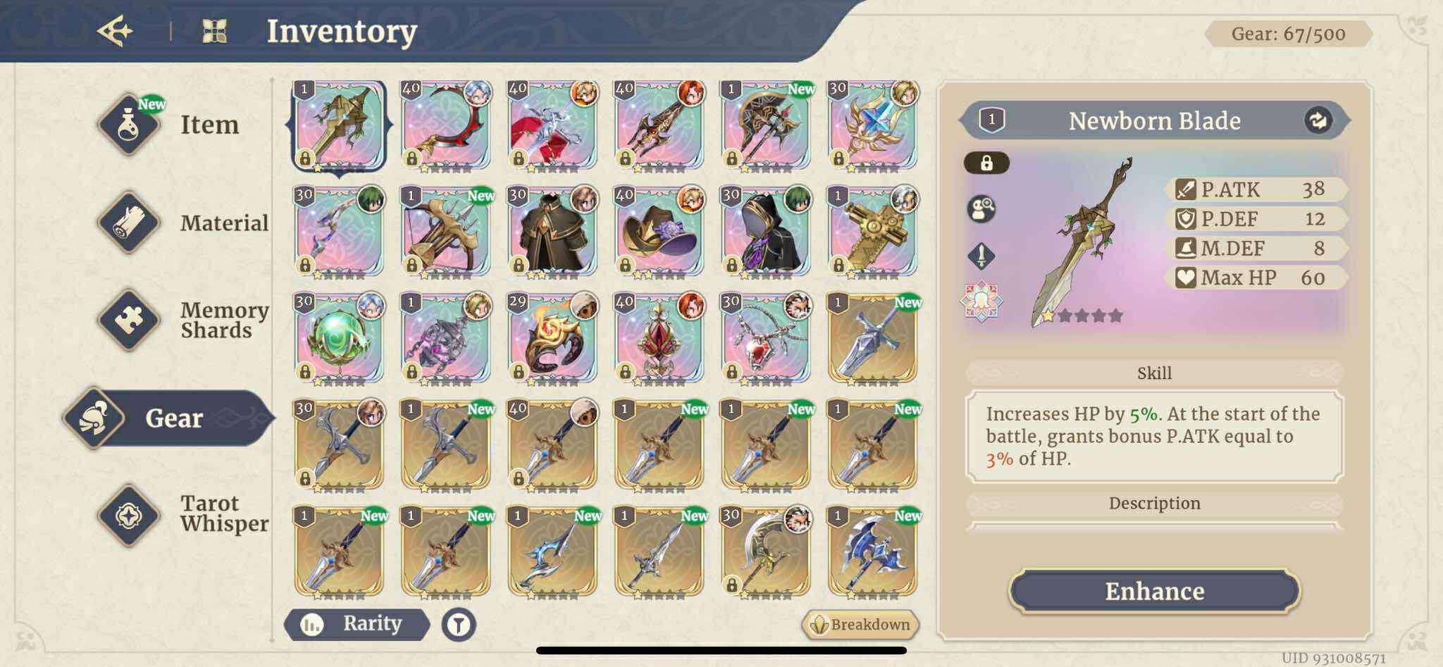 πΉ Sword of Convallaria Starter Account β 12 Legendries + 26K Luxities πΉ INSTANT DELIVERY - Image 2
