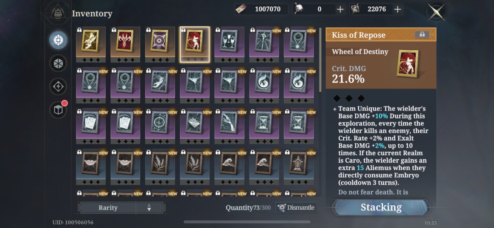 Morimens - Global Server Account - 24/7 INSTANT DELIVERY - 300+ Summons + 24 + Sign + Thais + Sign + Doresain + Sign + 2-3-SSR - Image 3
