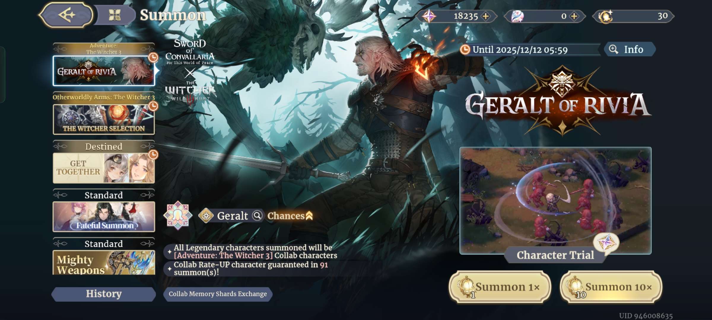 🔹 Sword of Convallaria Starter Account – 12 Legendries + 18K Luxities + 30 Fates🔹 INSTANT DELIVERY - Image 8