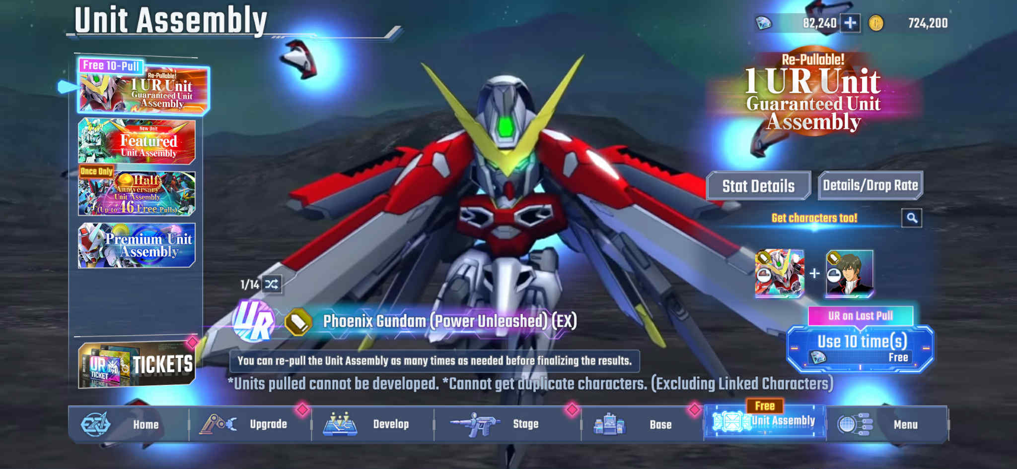 SD Gundam ETERNAL Account – 82K Gems -  Lacus Clyne & Eternal + STRIKE FREEDOM EX + Hi Vi + UR Bright Noa & Ra Cailum - Global – Instant Delivery - Image 2
