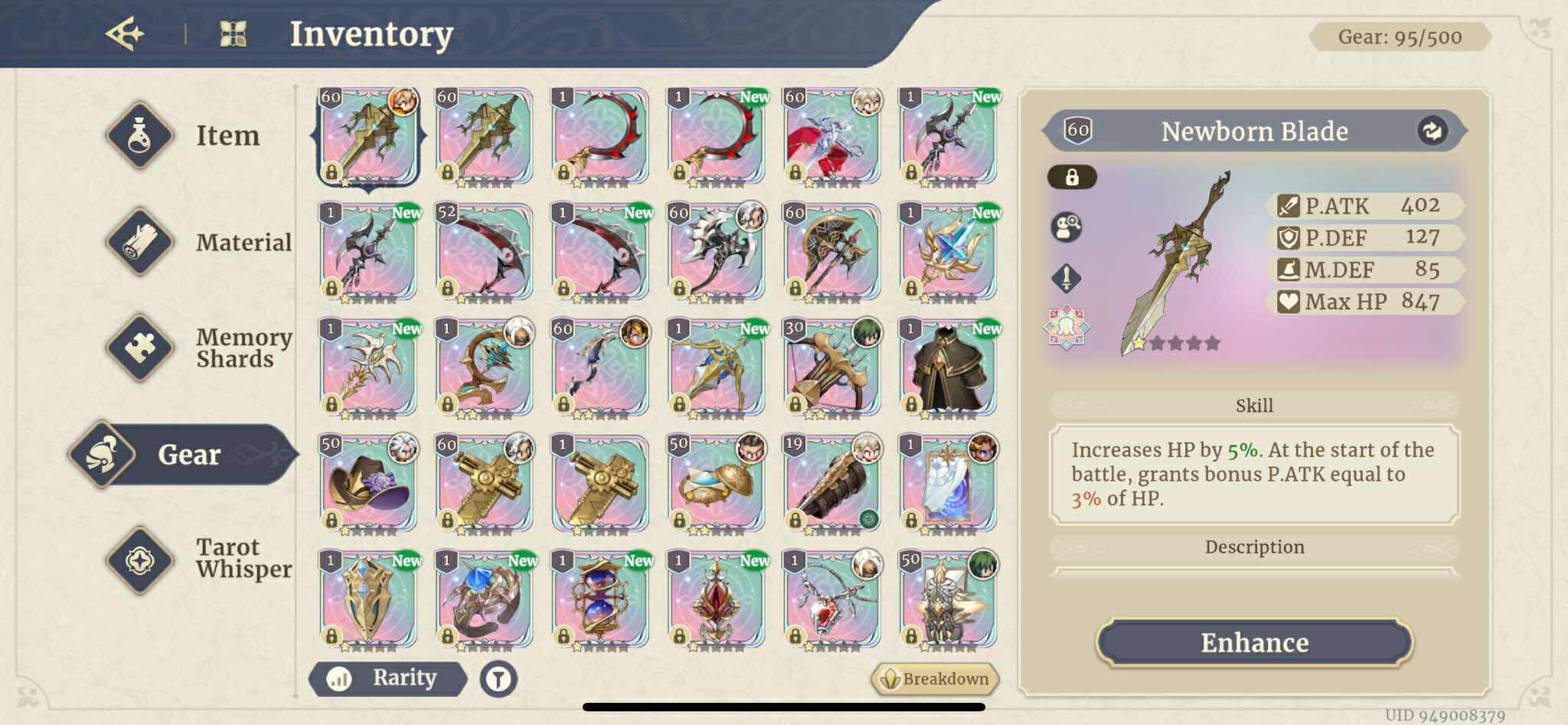 🔹 Sword of Convallaria Farmed Account🔹 INSTANT DELIVERY LVL 60 - Image 3