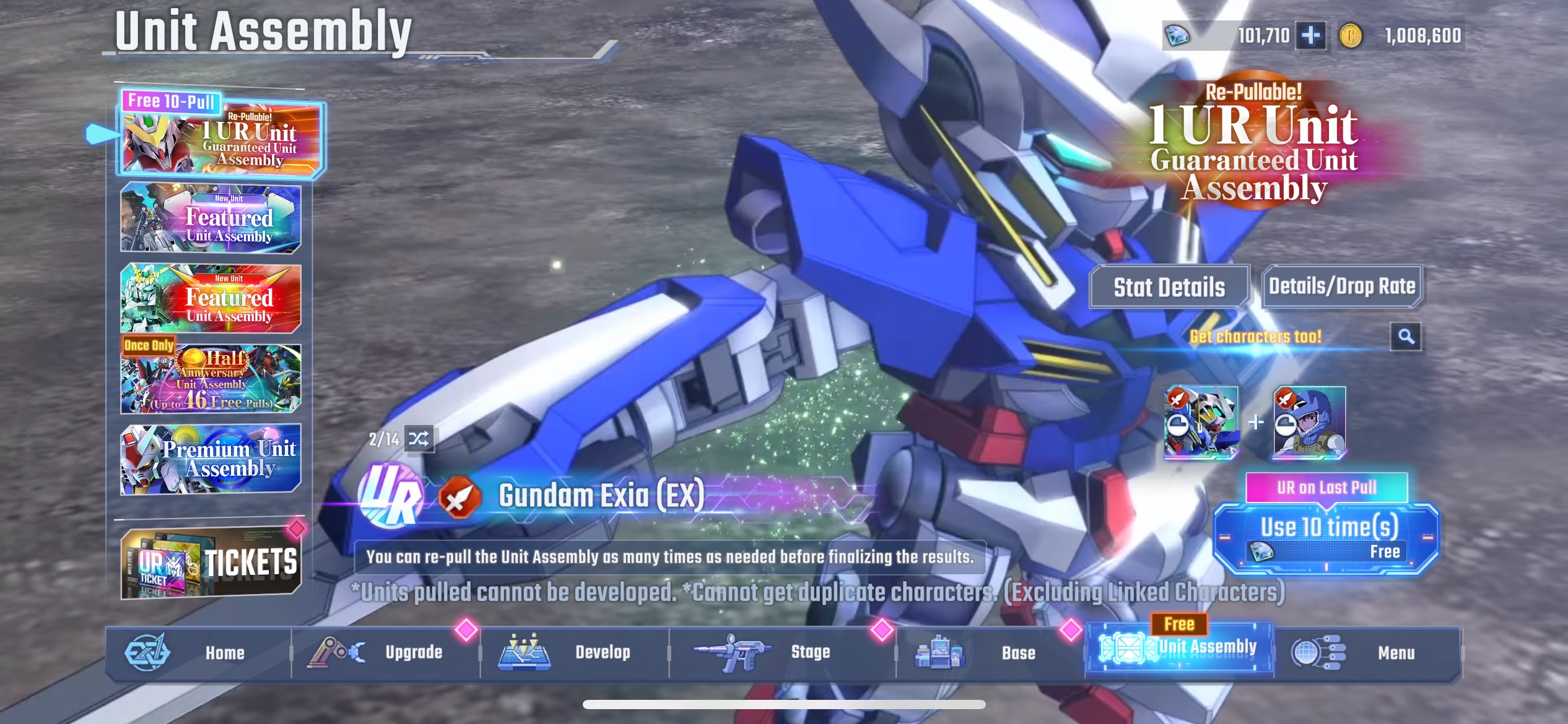 SD Gundam ETERNAL Account – 100K Gems - Lacus Clyne & Eternal + STRIKE FREEDOM EX + Hi Vi + UR Bright Noa & Ra Cailum - Global – Instant Delivery - Image 5