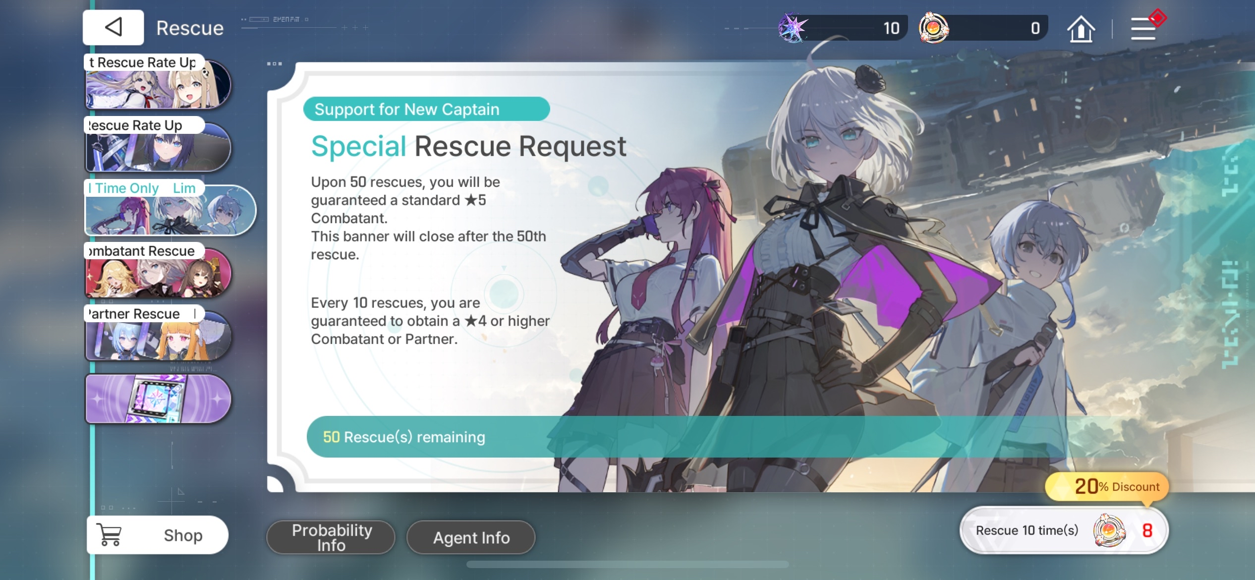 Chaos Zero Nightmare – Global Server - Instant Delivery - Khalipe + Haru + 50/50 Banner - Image 3
