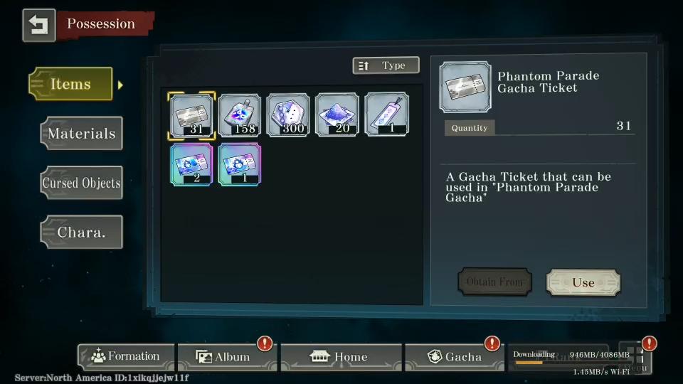 JJK Phantom Parade - America Server - Sorcercer Killer Toji Fushiguro + Lend me Your Power Yuta Okkutsu + 58K Diamons - INSTANT DELIVERY - Image 5