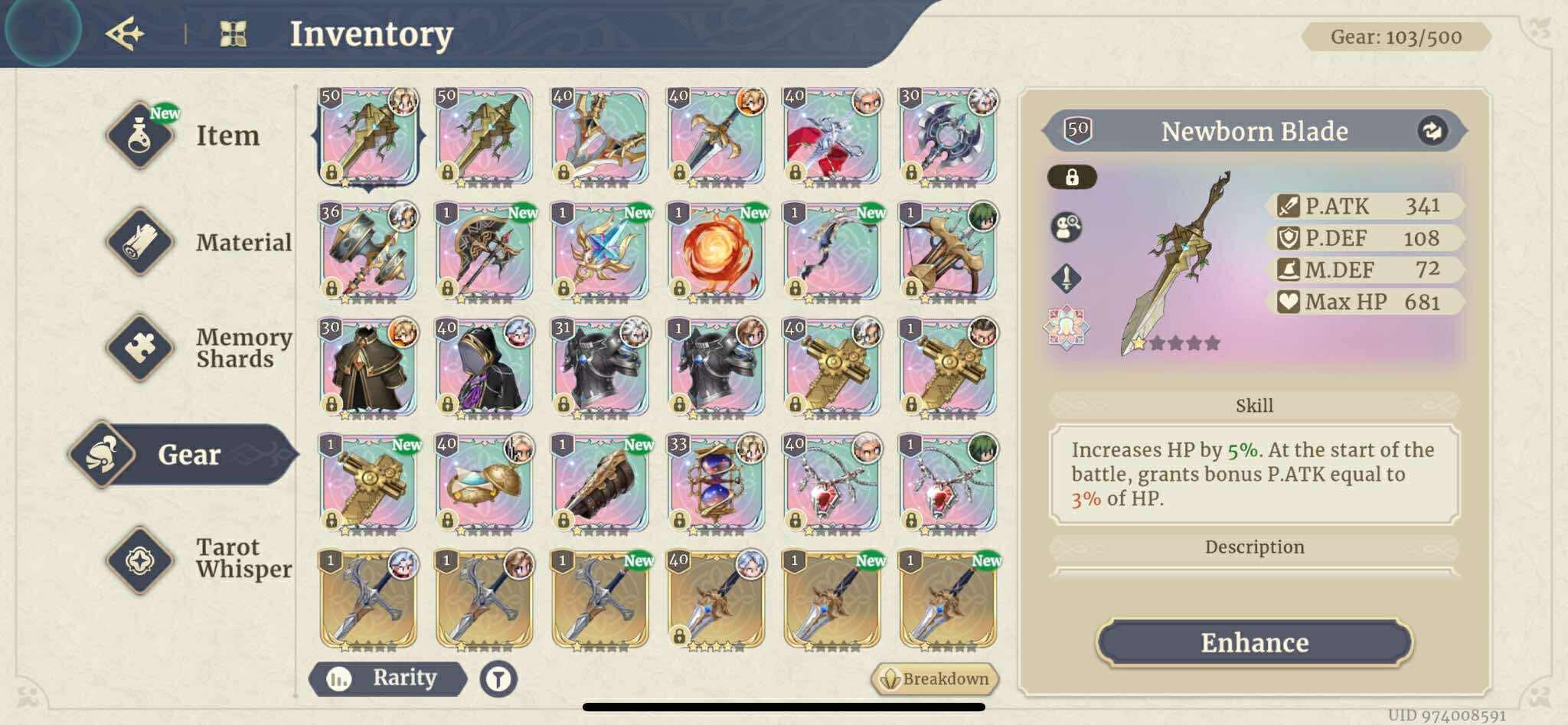 🔹 Sword of Convallaria Starter Account – 19 Legendries +25K Luxities🔹 INSTANT DELIVERY - Image 4