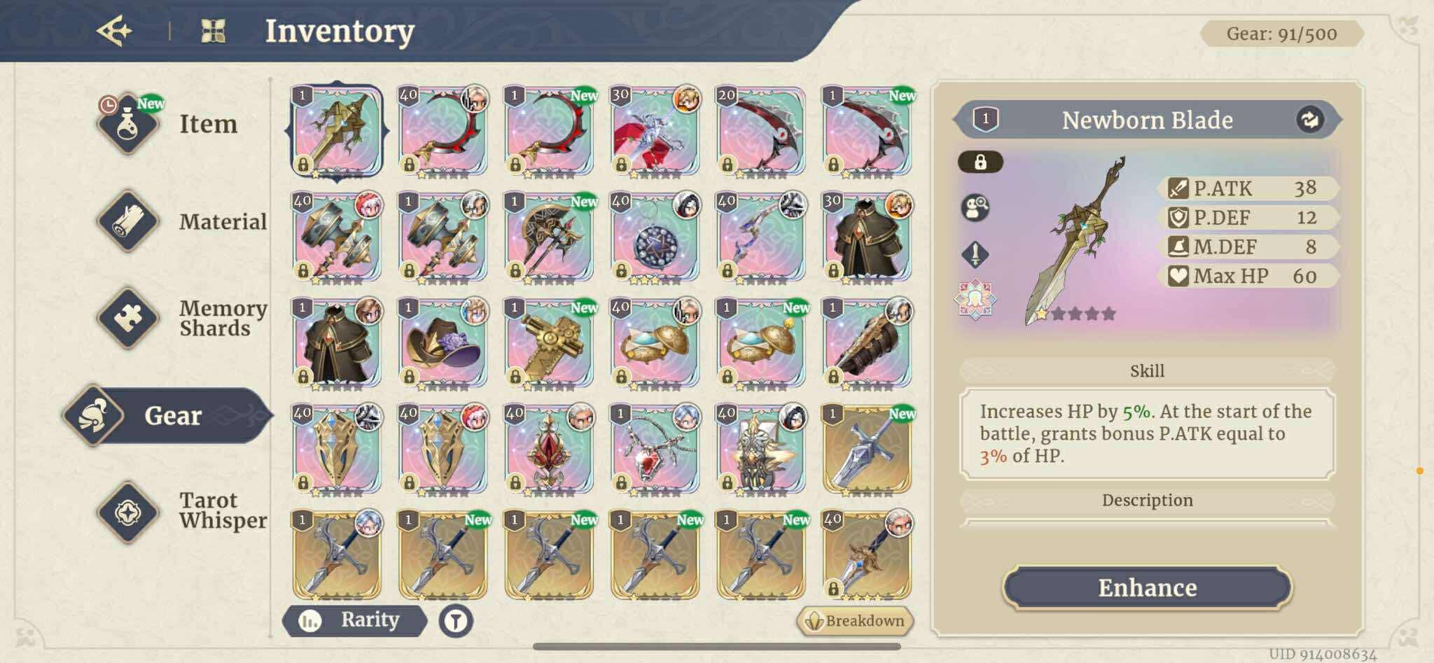 🔹 Sword of Convallaria Starter Account – 14 Legendries + 25K Luxities 🔹 INSTANT DELIVERY - Image 4