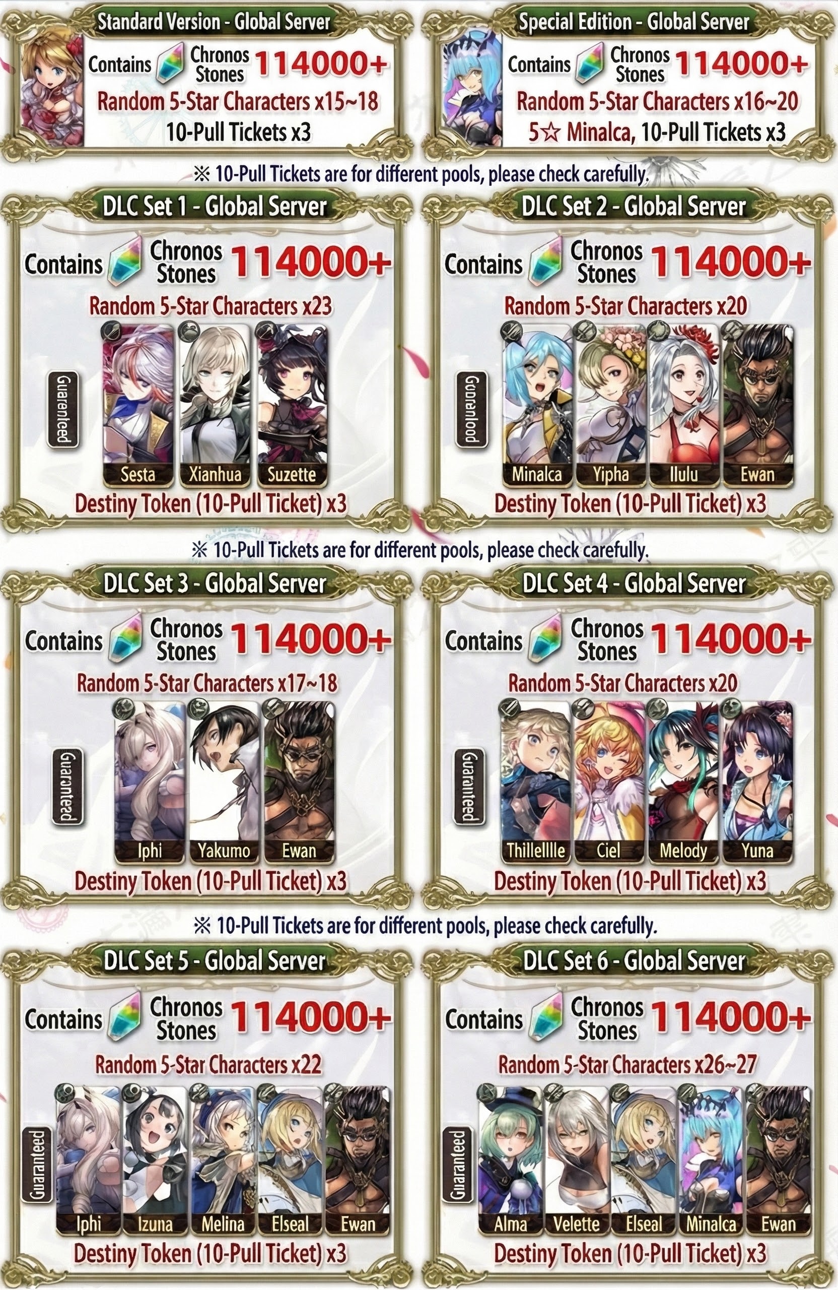Another Eden - Starter Account - Global Server - Account Selection - Image 2