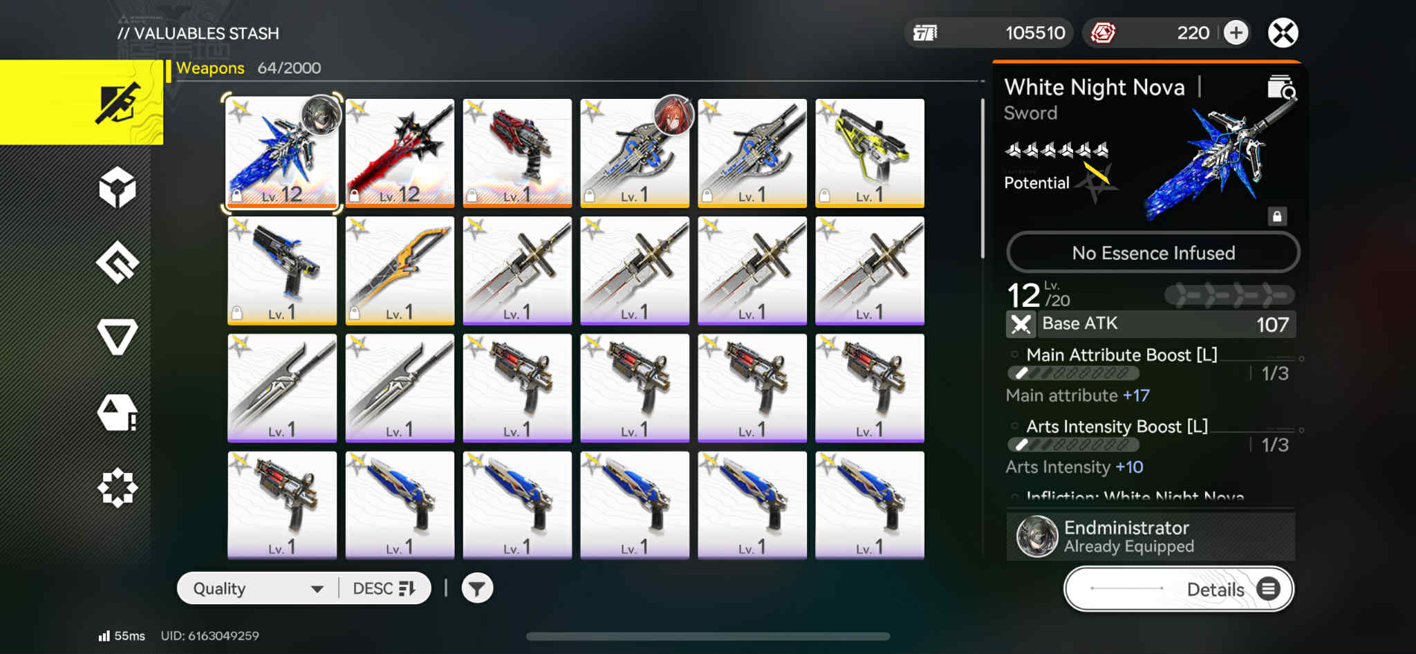 Arknights Endfield Account US/EU Server Account – 24/7 INSTANT DELIVERY - Lv 10 Last Rite + Ember + Lifeng P1 + 3 Weapon SSR - Image 5